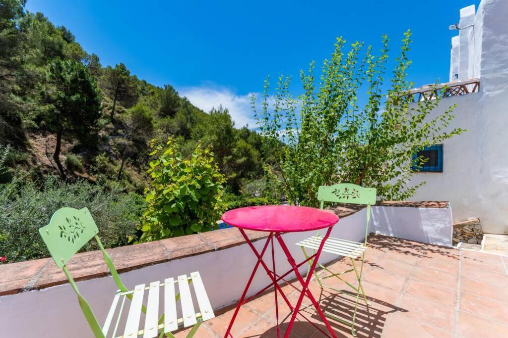 Casa Rosa, Con Encanto Y Piscina Climatizada Frigiliana Exterior foto