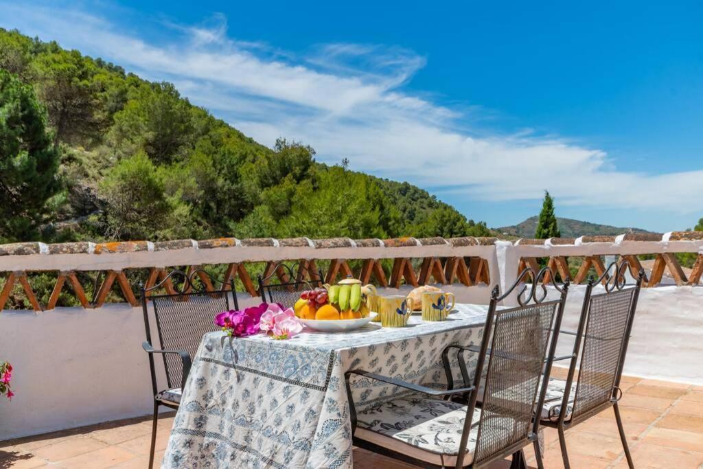 Casa Rosa, Con Encanto Y Piscina Climatizada Frigiliana Exterior foto